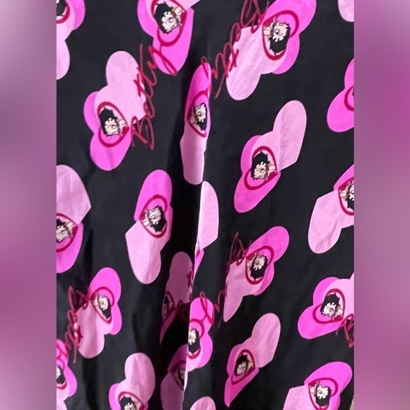 Universal Women VTG 90’s Betty Boop Printed Silk Slip Dress Nightgown Size Med - Picture 3 of 4